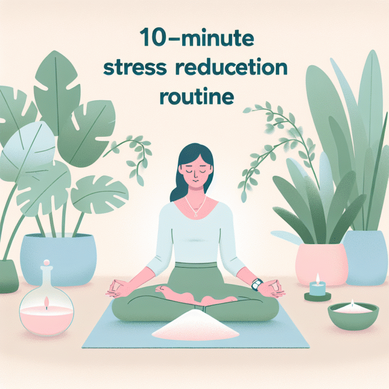 treino de 10 minutos para reduzir estresse: simples e eficaz