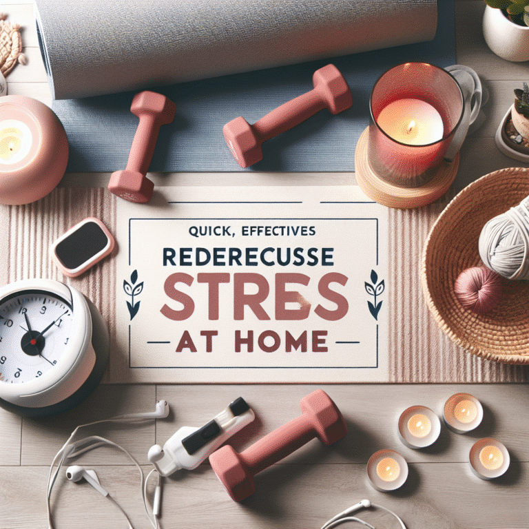 exercícios rápidos para reduzir estresse em casa